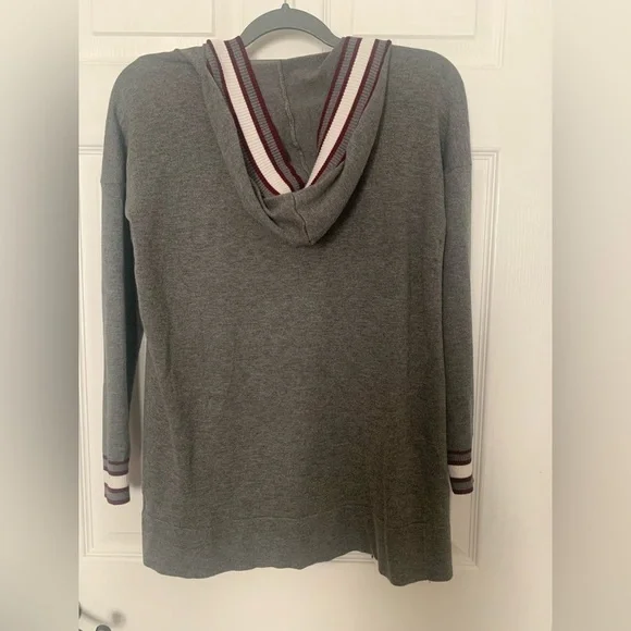 Pink Rose Hooded Cardigan - Size Medium - Picture 2 of 3